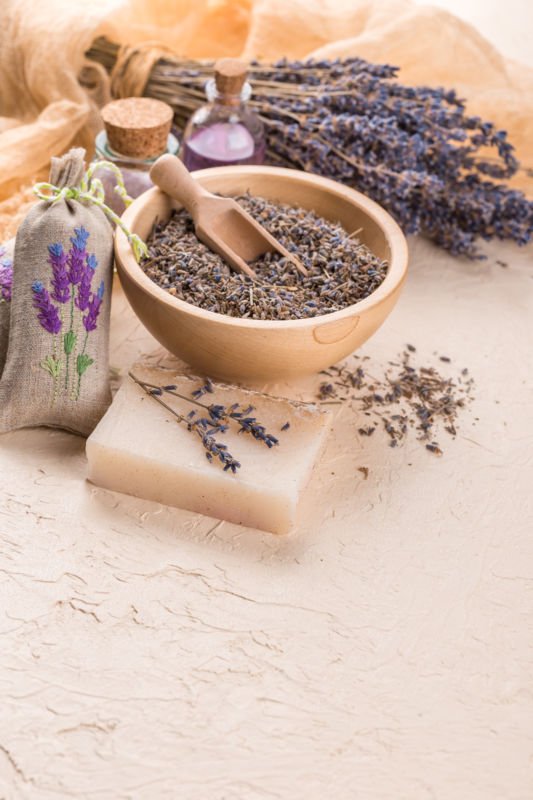 12 Sachets Vides En Tissu à Cordon Violet - 15x7.2cm - Pour Lavande, épices, Cadeaux - Coton & Maille Respirante