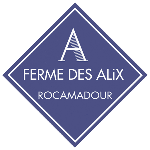 logo ferme des alix lavande quercy