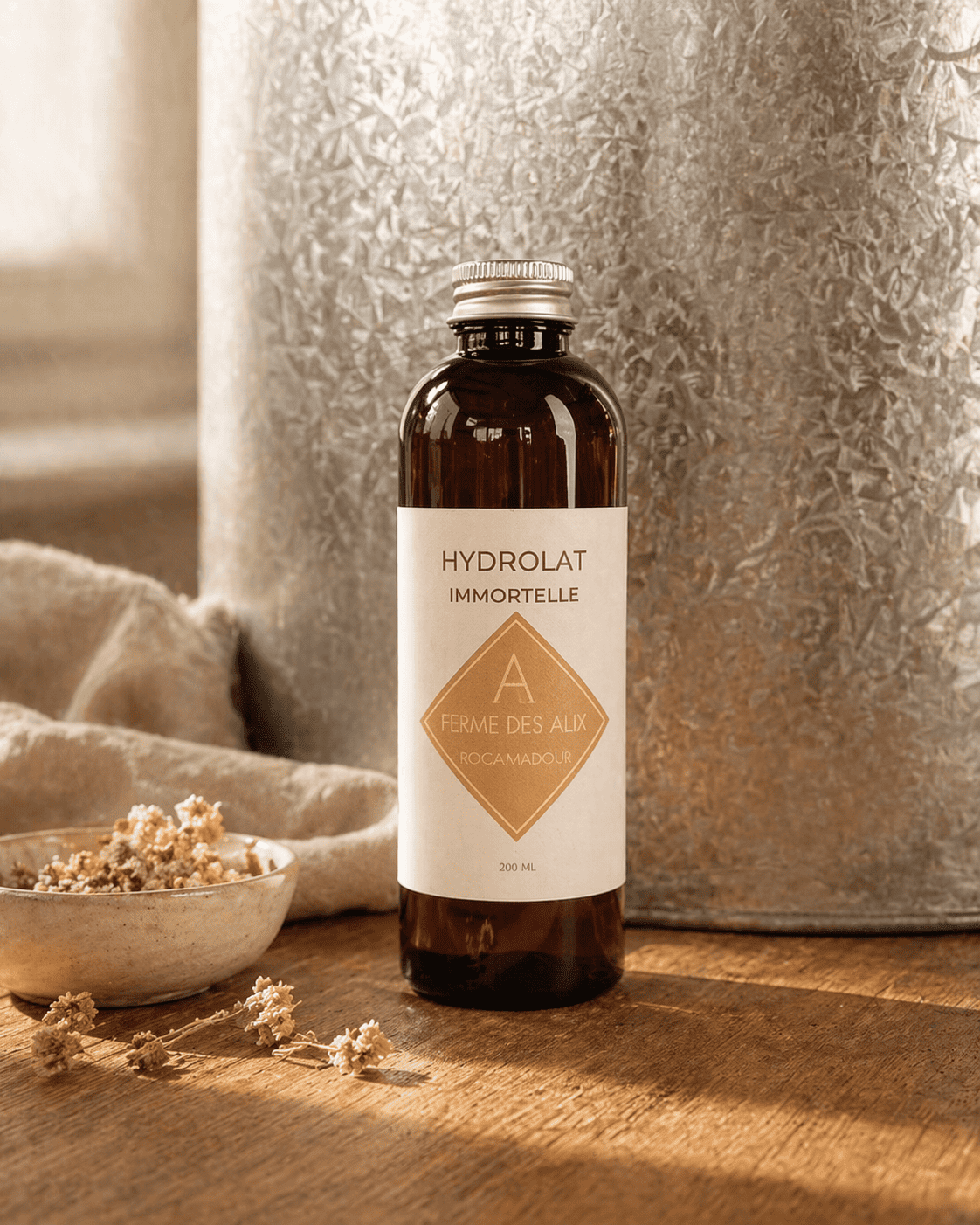 Packshot - Hydrolat d'Immortelle - Ferme des Alix