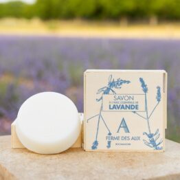 Savon au lait de chèvre et à la lavande