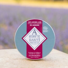 Beurre de karité bio parfumé à l'huile essentielle de lavande