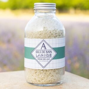 Sels de bain parfumés à la lavande