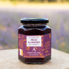 Confiture Pêche & Lavande