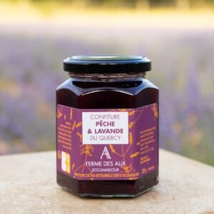 Confiture Pêche & Lavande